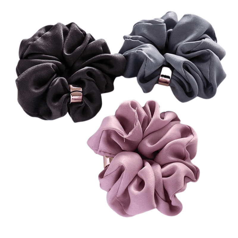 Scrunchies blush rose
