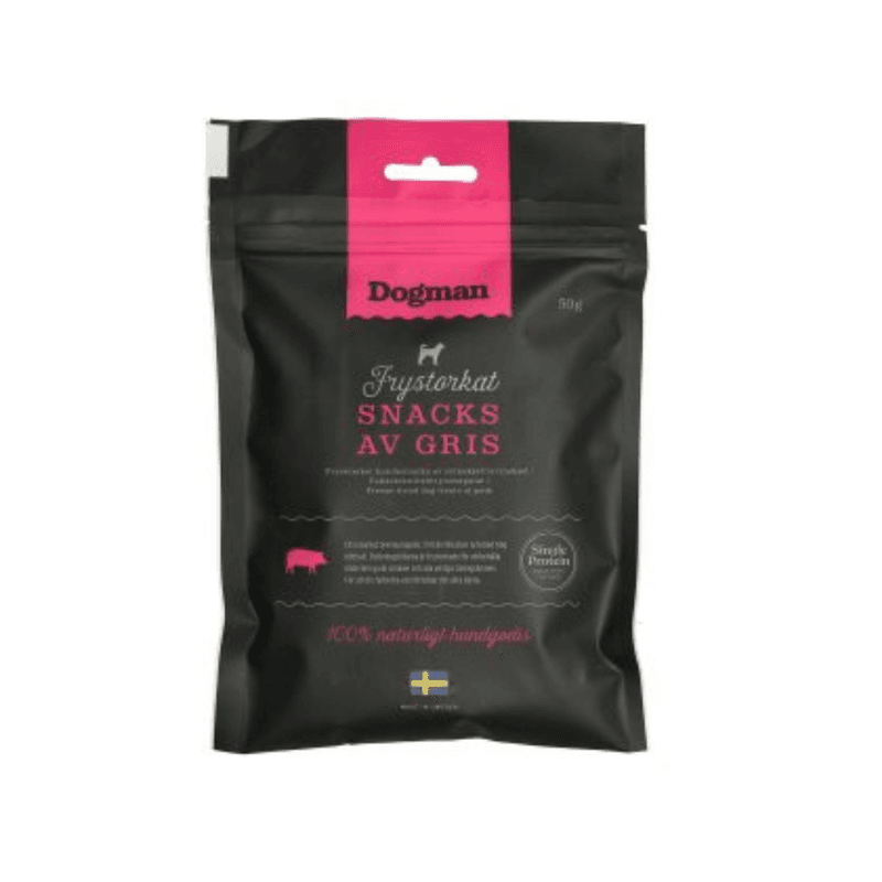Frysetørket snacks av Gris