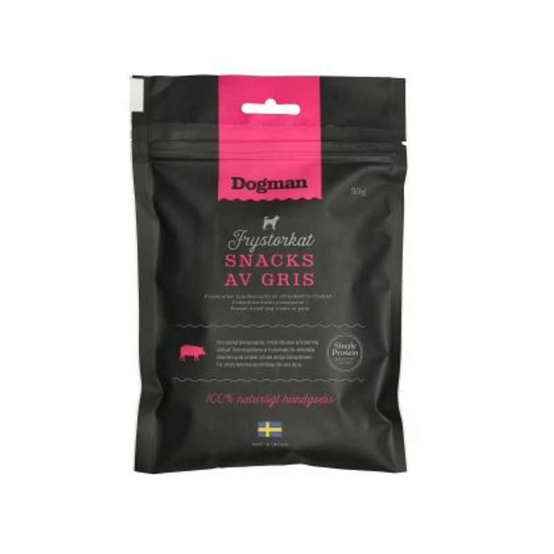 Frysetørket snacks av Gris