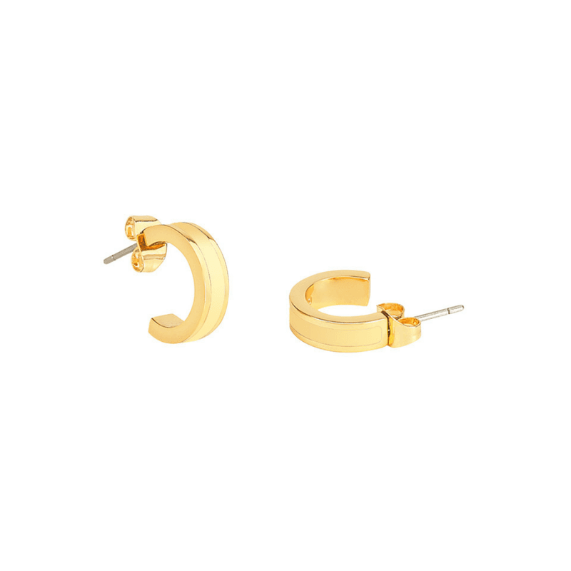 Bangle Mini hoop øreringer Light gold