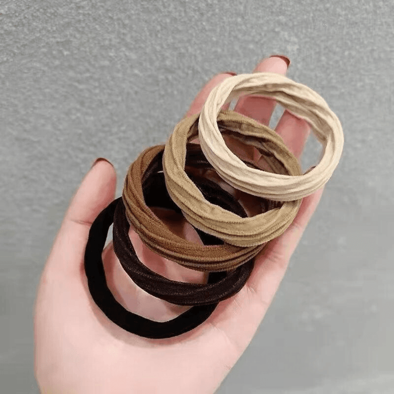 10 pk med sømløs hårstrikk