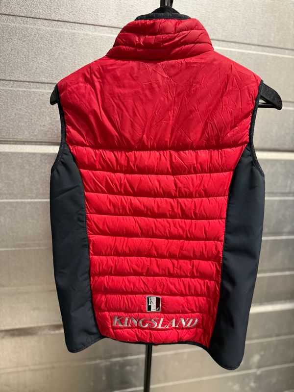 30. Kingsland ridevest rød 
